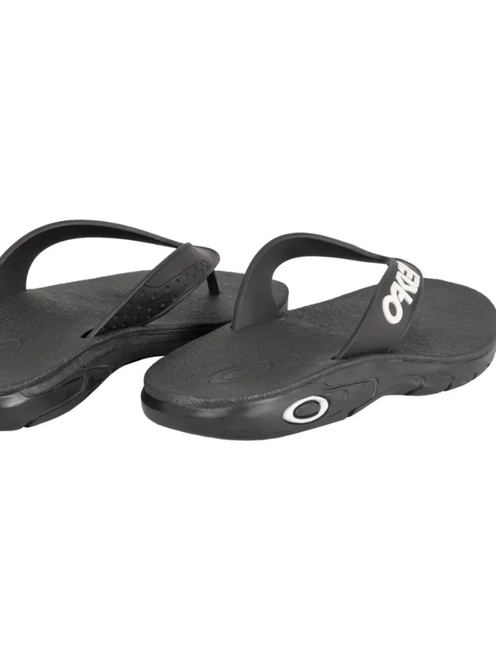 Oakley Men's B1B Flip Flops Sandals Shoes Black, Size 8 (New)